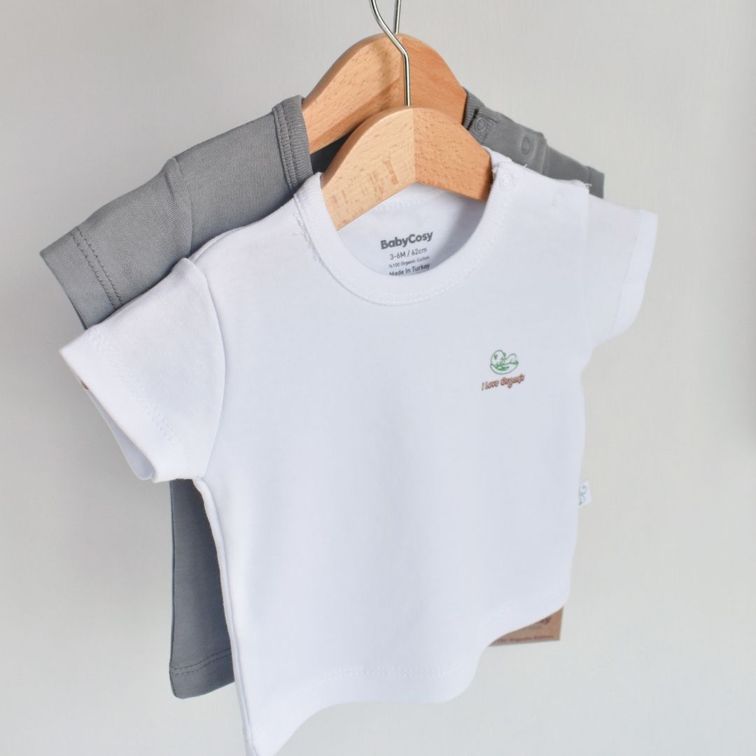 I Love Organic - 2-pack T-shirts in 100% organic cotton