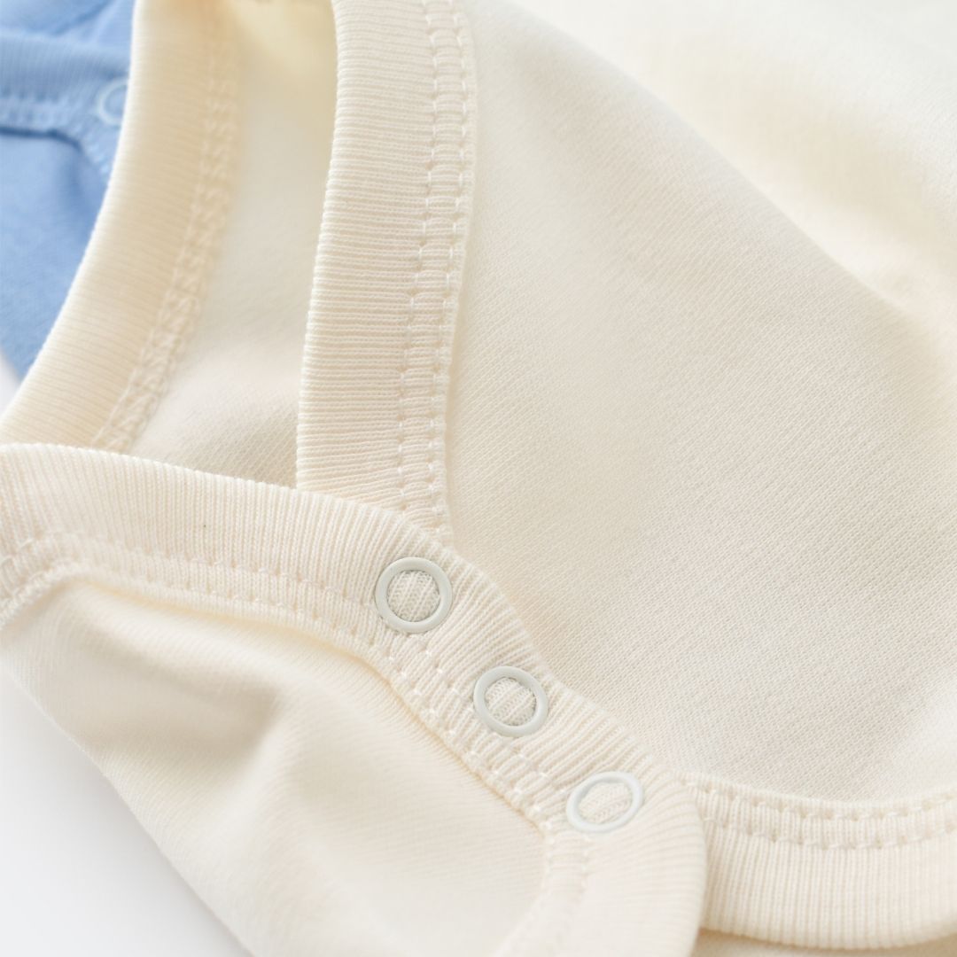 INTERLOK 2-pack sleeveless bodysuit in 100% organic cotton