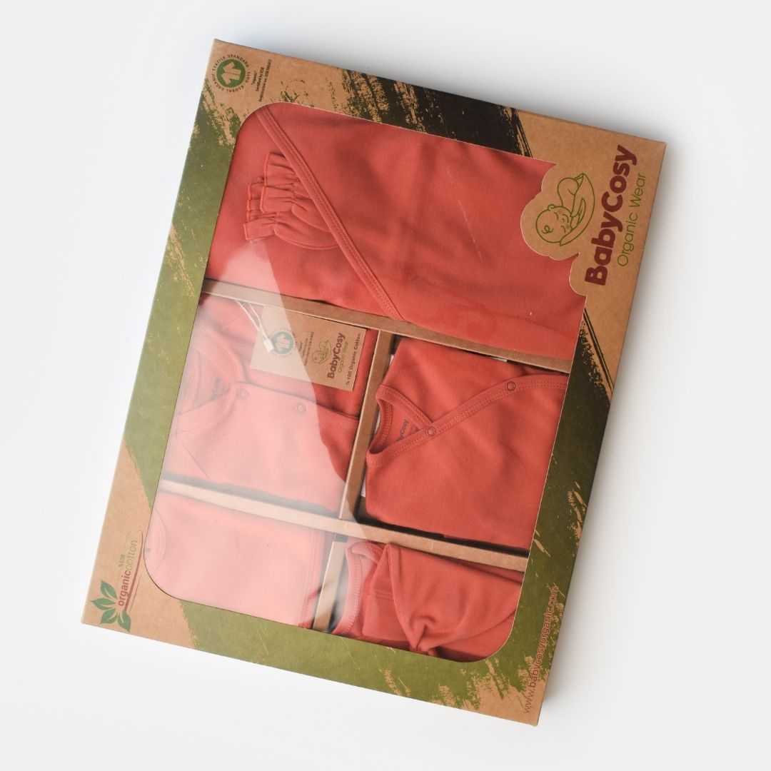 INTERLOK Birth Set - 10 pieces - GOTS Certified - 100% Organic Cotton