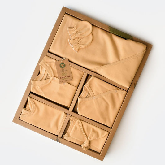 INTERLOK Birth Set - 10 pieces - GOTS Certified - 100% Organic Cotton