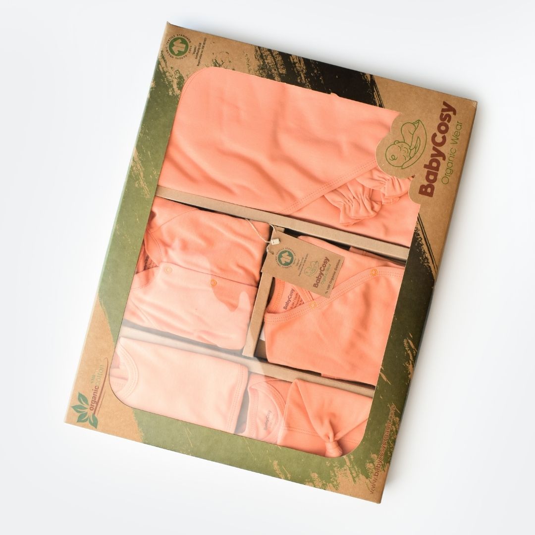 INTERLOK Birth Set - 10 pieces - GOTS Certified - 100% Organic Cotton