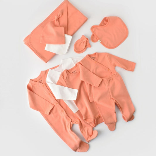 INTERLOK Birth Set - 10 pieces - GOTS Certified - 100% Organic Cotton