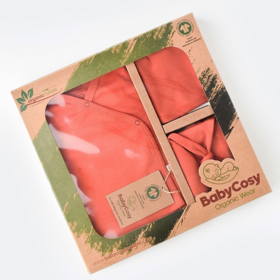 INTERLOK Birth Set - 5 pieces - GOTS Certified - 100% Organic Cotton