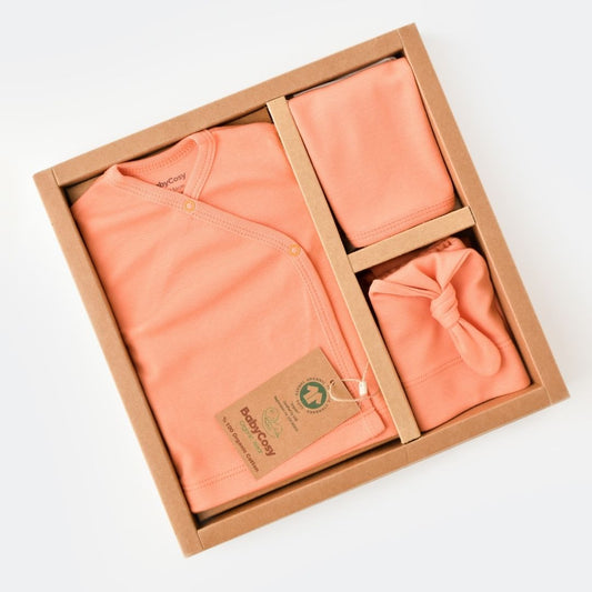 INTERLOK Birth Set - 5 pieces - GOTS Certified - 100% Organic Cotton