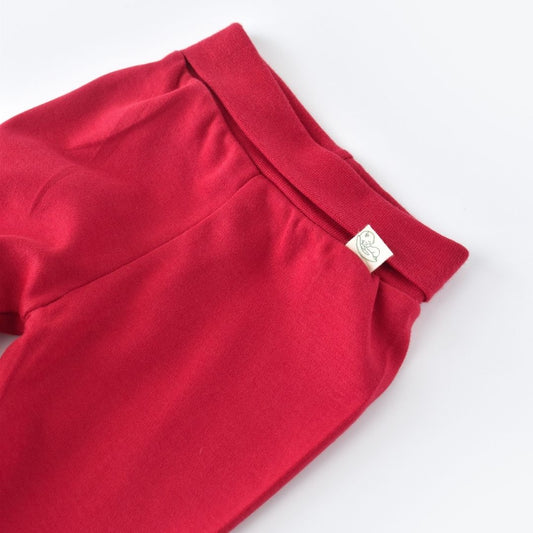 BASIC Trousers with feet in 100% organic cotton