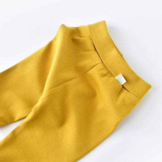 BASIC Trousers with feet in 100% organic cotton