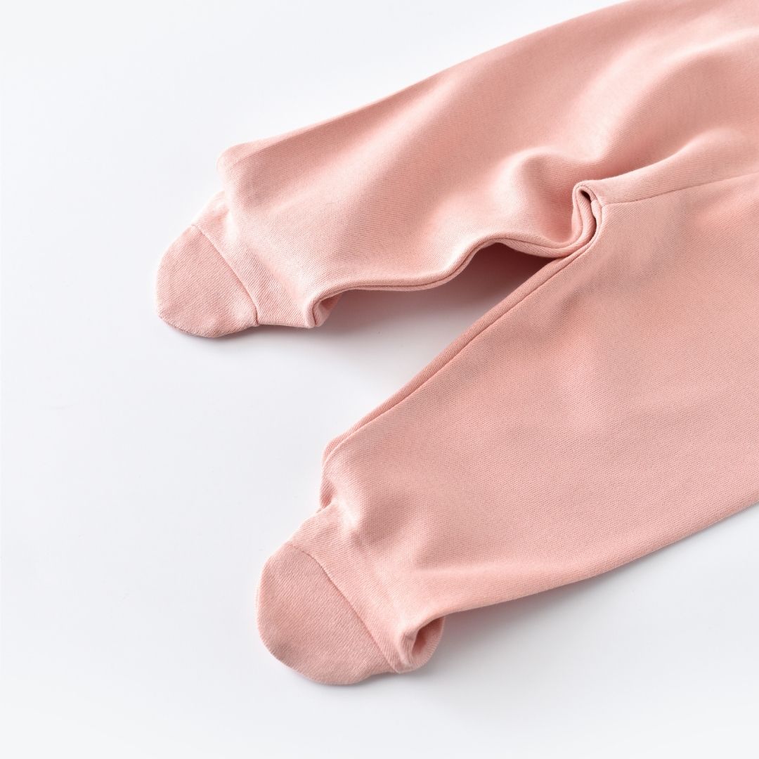 BASIC Trousers with feet in 100% organic cotton