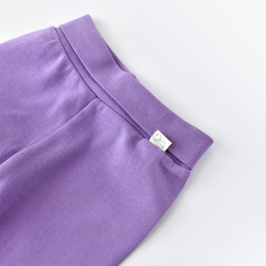 BASIC Trousers with feet in 100% organic cotton