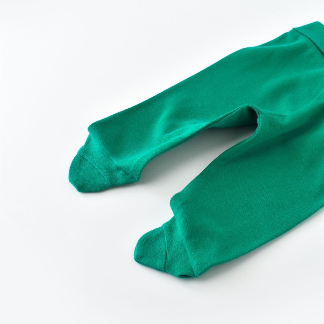 BASIC Trousers with feet in 100% organic cotton