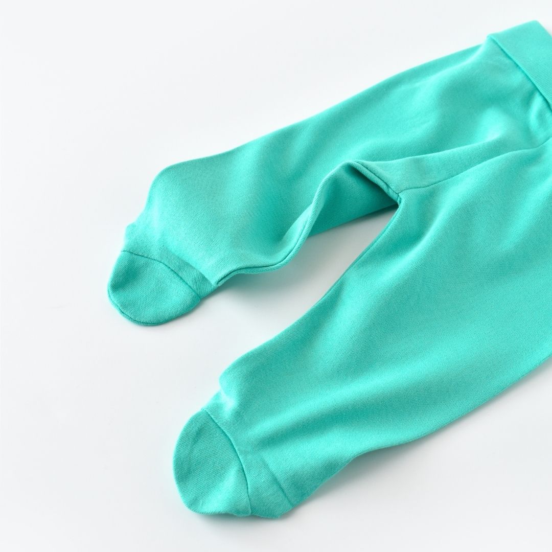 BASIC Trousers with feet in 100% organic cotton