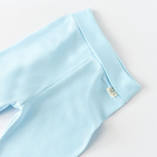 BASIC Trousers with feet in 100% organic cotton