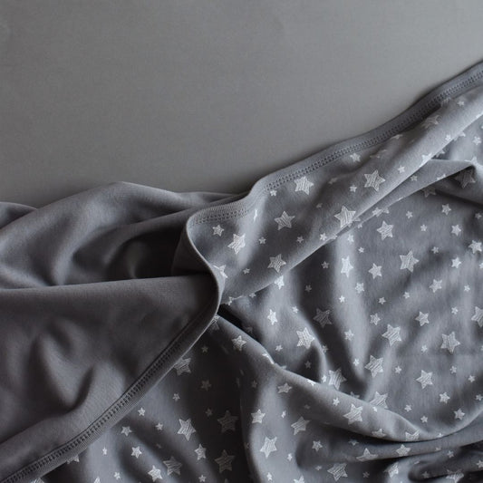 STAR BLANKET for baby boy in 100% organic cotton