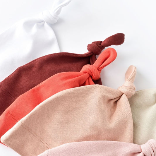 BASIC Pack of 3 Baby caps in 100% organic cotton