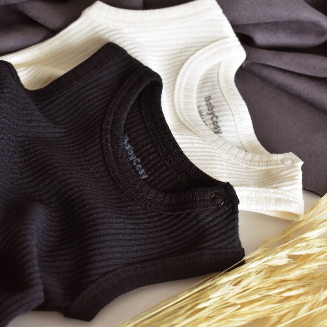 MODAL Pack of 2 sleeveless bodysuit