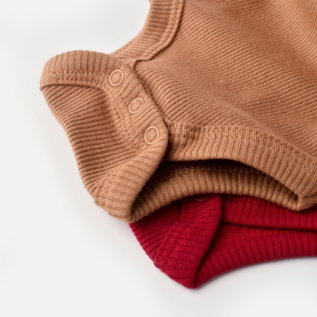 MODAL Pack of 2 Short-sleeved bodysuits