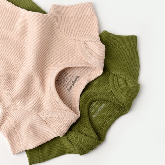 MODAL Pack of 2 Short-sleeved bodysuits