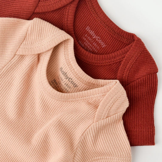 MODAL Pack of 2 Short-sleeved bodysuits