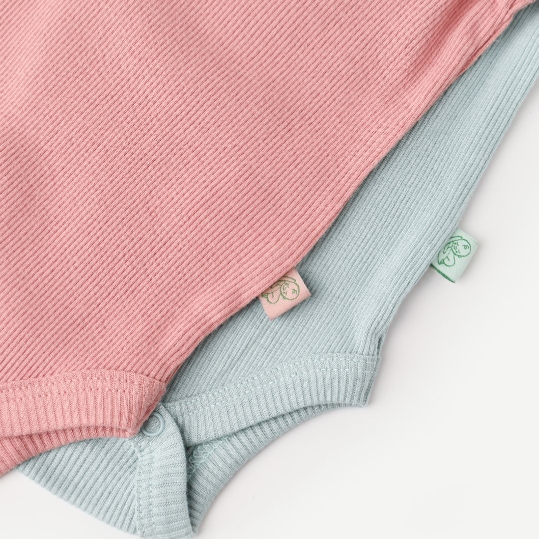 MODAL Pack of 2 Long-sleeved bodysuits