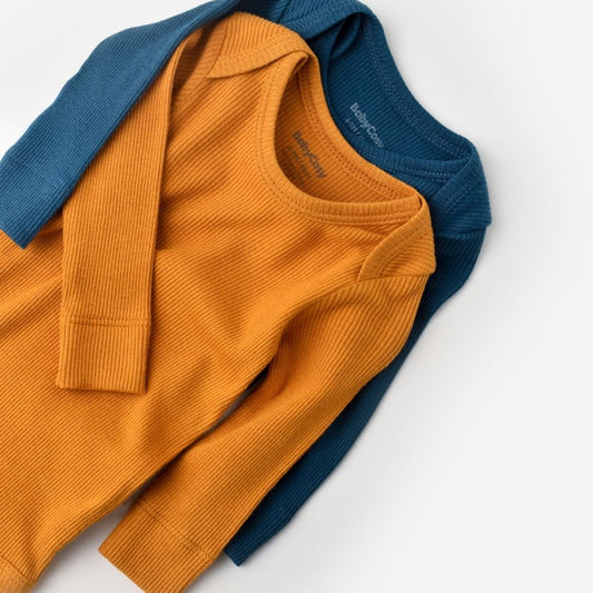 MODAL Pack of 2 Long-sleeved bodysuits