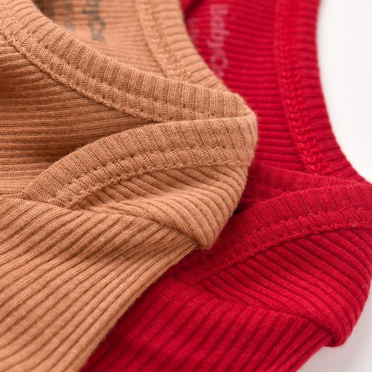 MODAL Pack of 2 Long-sleeved bodysuits