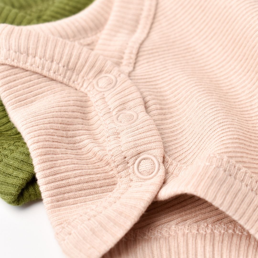 MODAL Pack of 2 Long-sleeved bodysuits