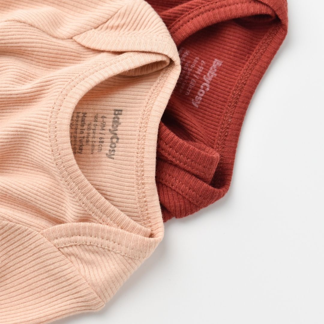 MODAL Pack of 2 Long-sleeved bodysuits