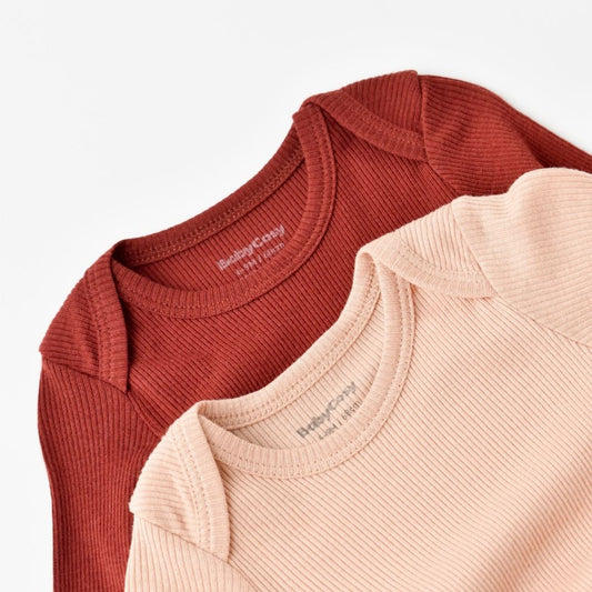 MODAL Pack of 2 Long-sleeved bodysuits