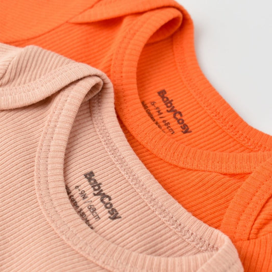 MODAL Pack of 2 Long-sleeved bodysuits