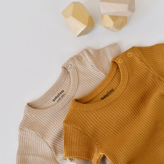 MODAL Pack of 2 Short-sleeved rompers