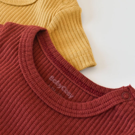 MODAL Pack of 2 Short-sleeved rompers