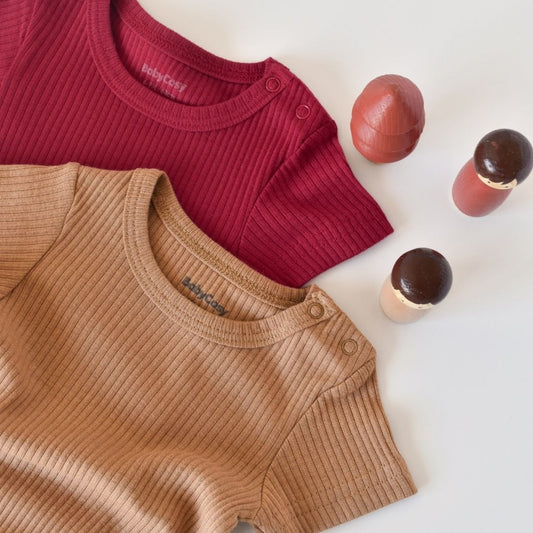 MODAL Pack of 2 Short-sleeved rompers