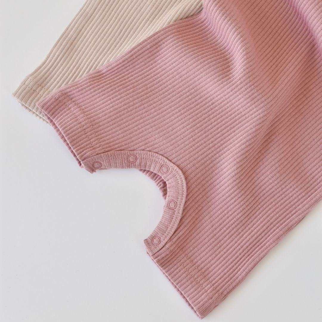 MODAL Pack of 2 Short-sleeved rompers