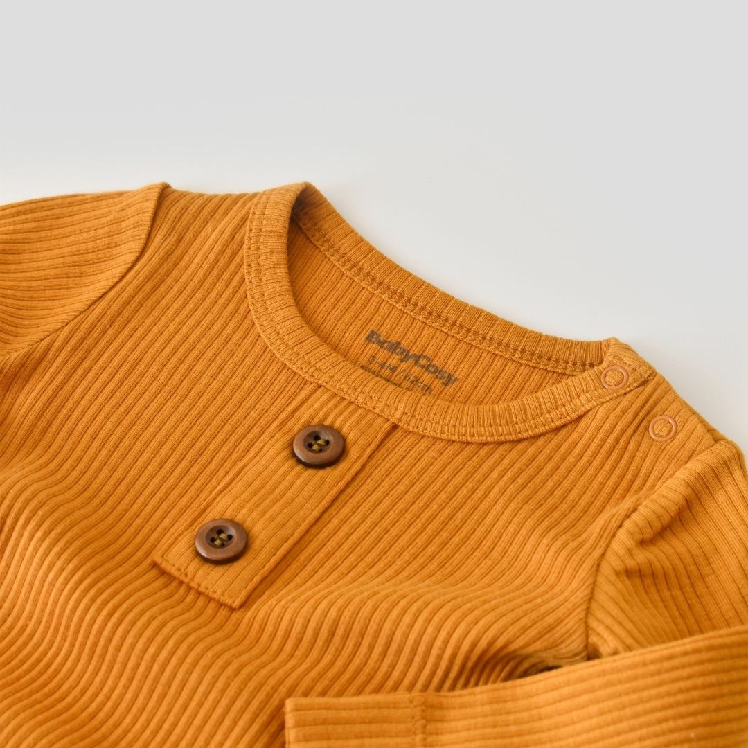 MODAL Long-sleeved romper 50% modal - 50% organic cotton