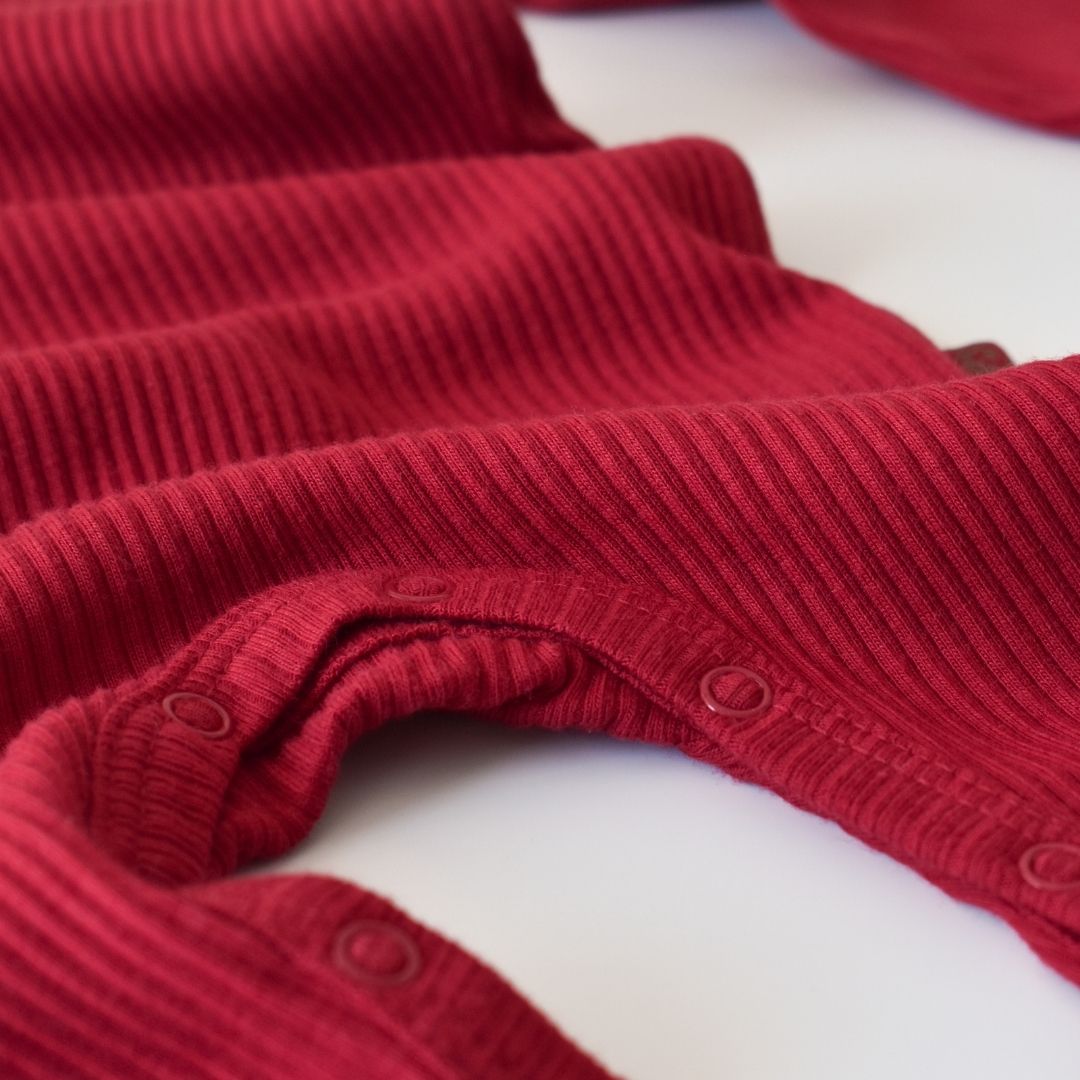 MODAL Long-sleeved romper 50% modal - 50% organic cotton