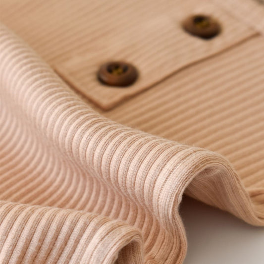 MODAL Long-sleeved romper 50% modal - 50% organic cotton