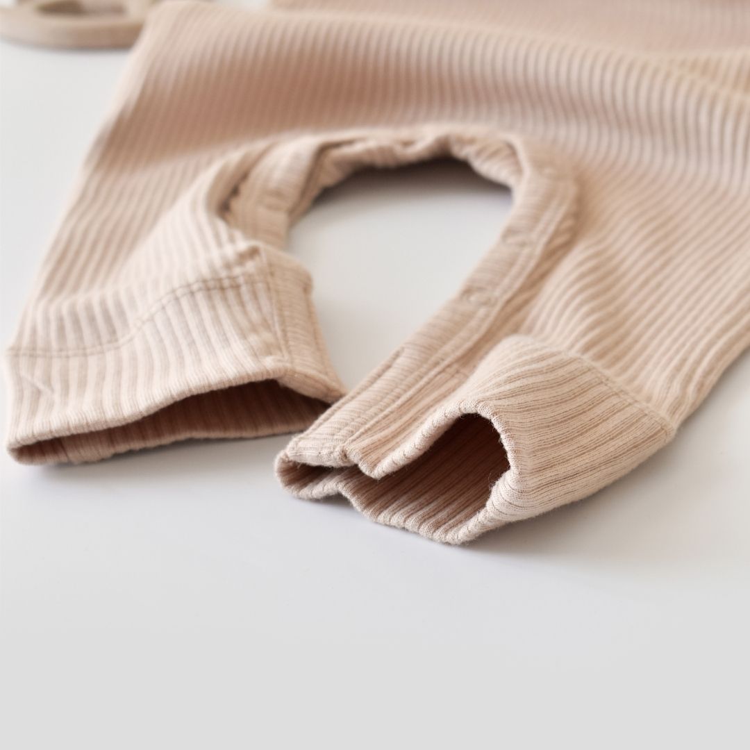 MODAL Long-sleeved romper 50% modal - 50% organic cotton