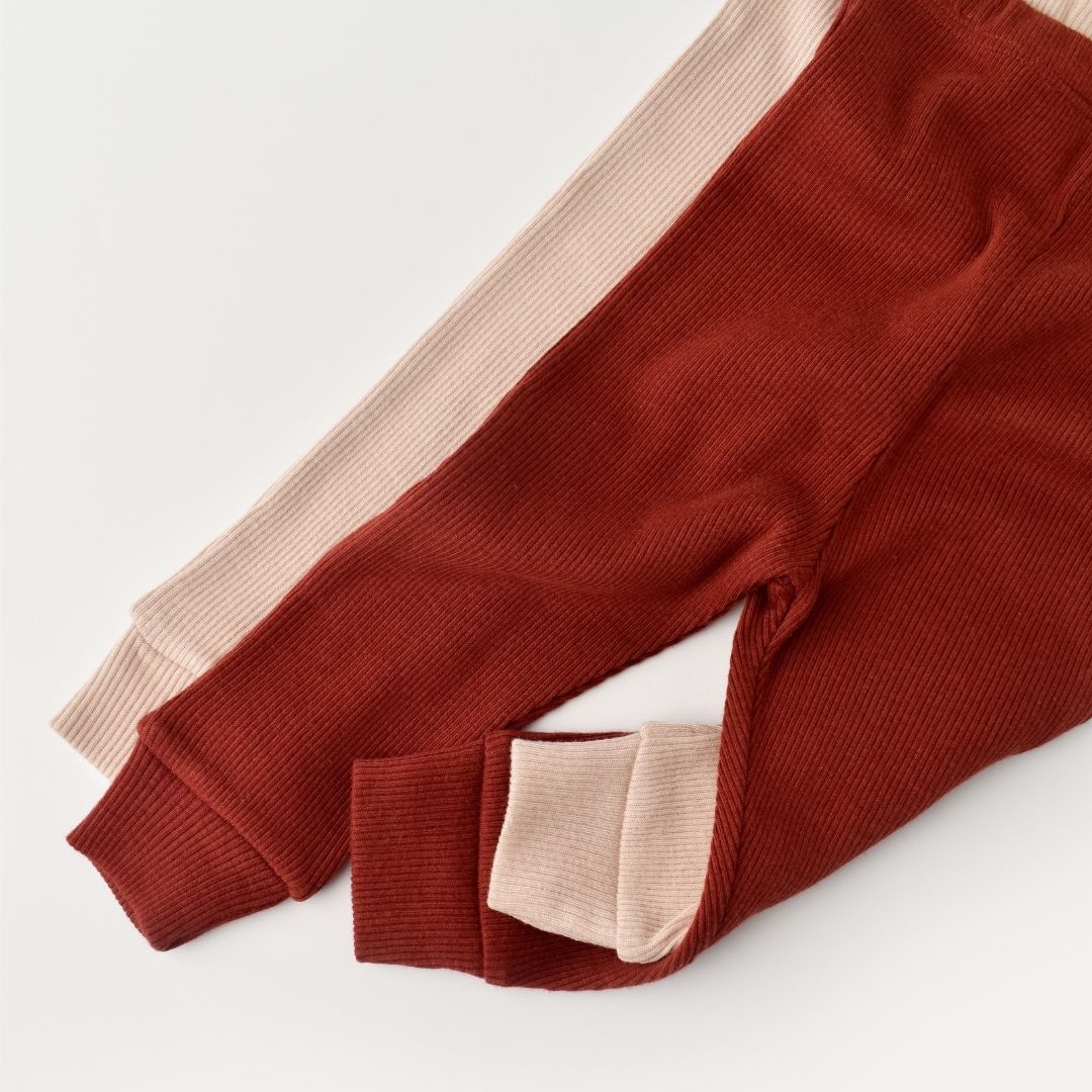 MODAL Pack of 2 Pants in 50% Modal - 50% Organic Cotton