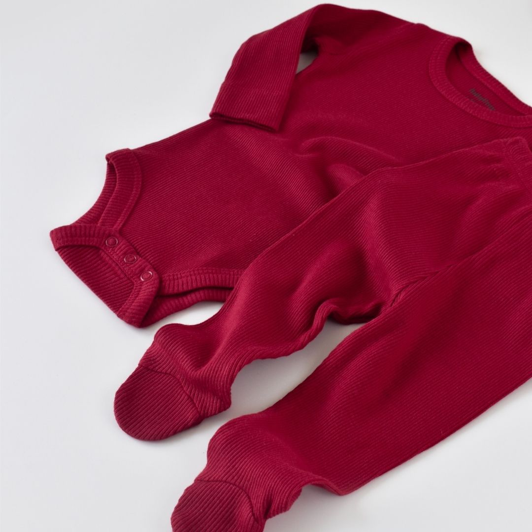 MODAL BABY SET 3 pieces in 50% modal - 50% organic cotton