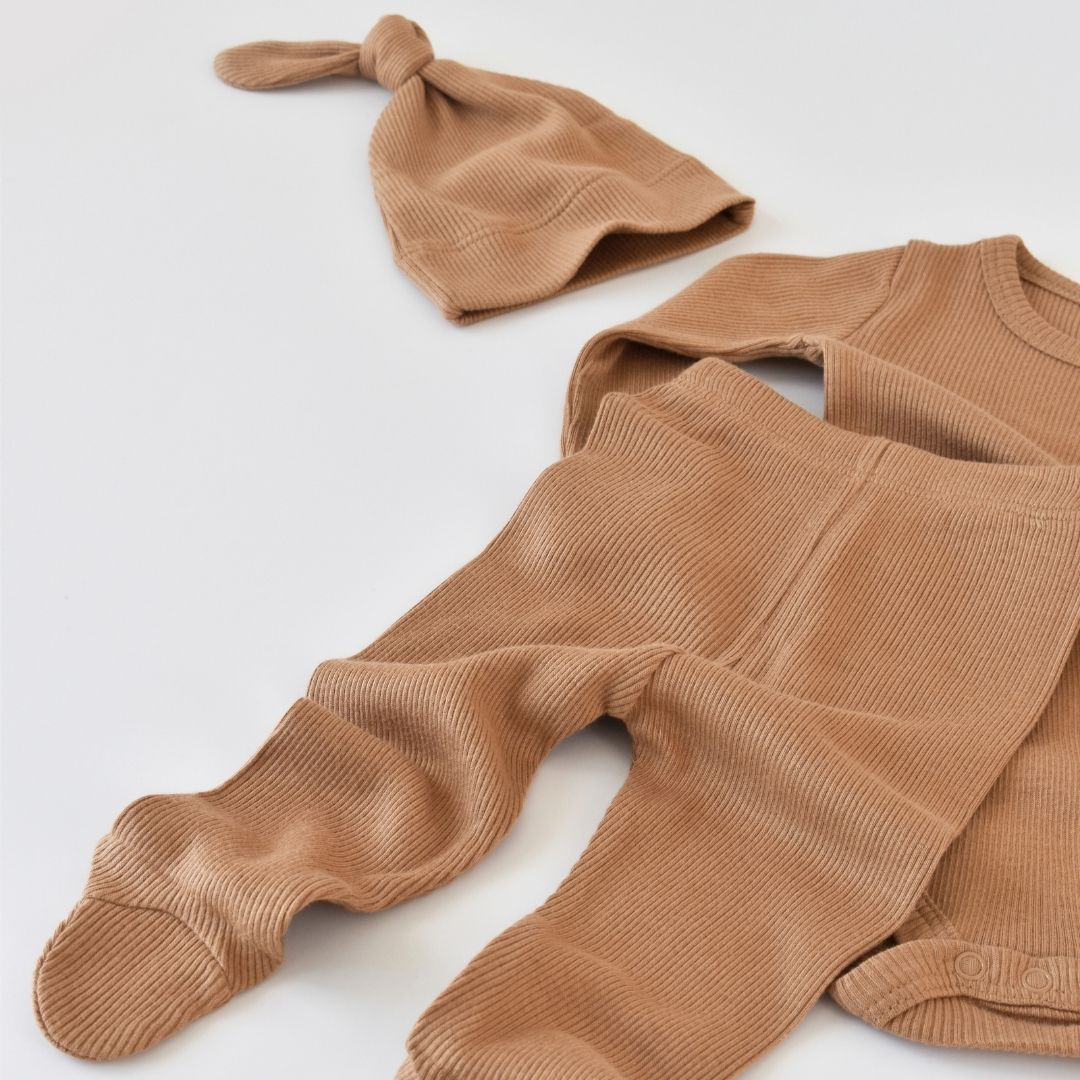 MODAL BABY SET 3 pieces in 50% modal - 50% organic cotton