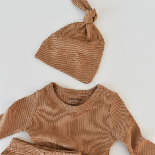 MODAL BABY SET 3 pieces in 50% modal - 50% organic cotton