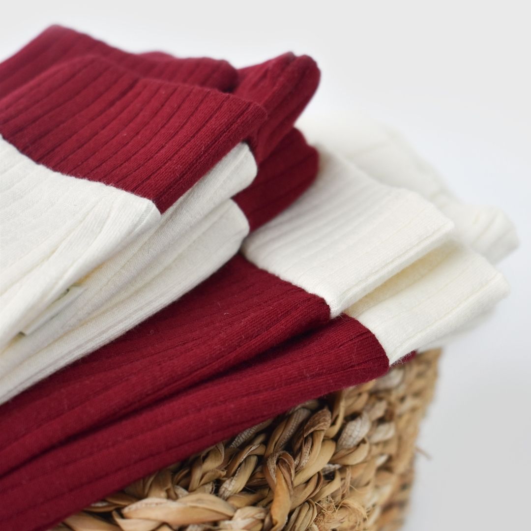 BACK Pack of 2 Pants % 95 Organic Cotton - 5% Elastane