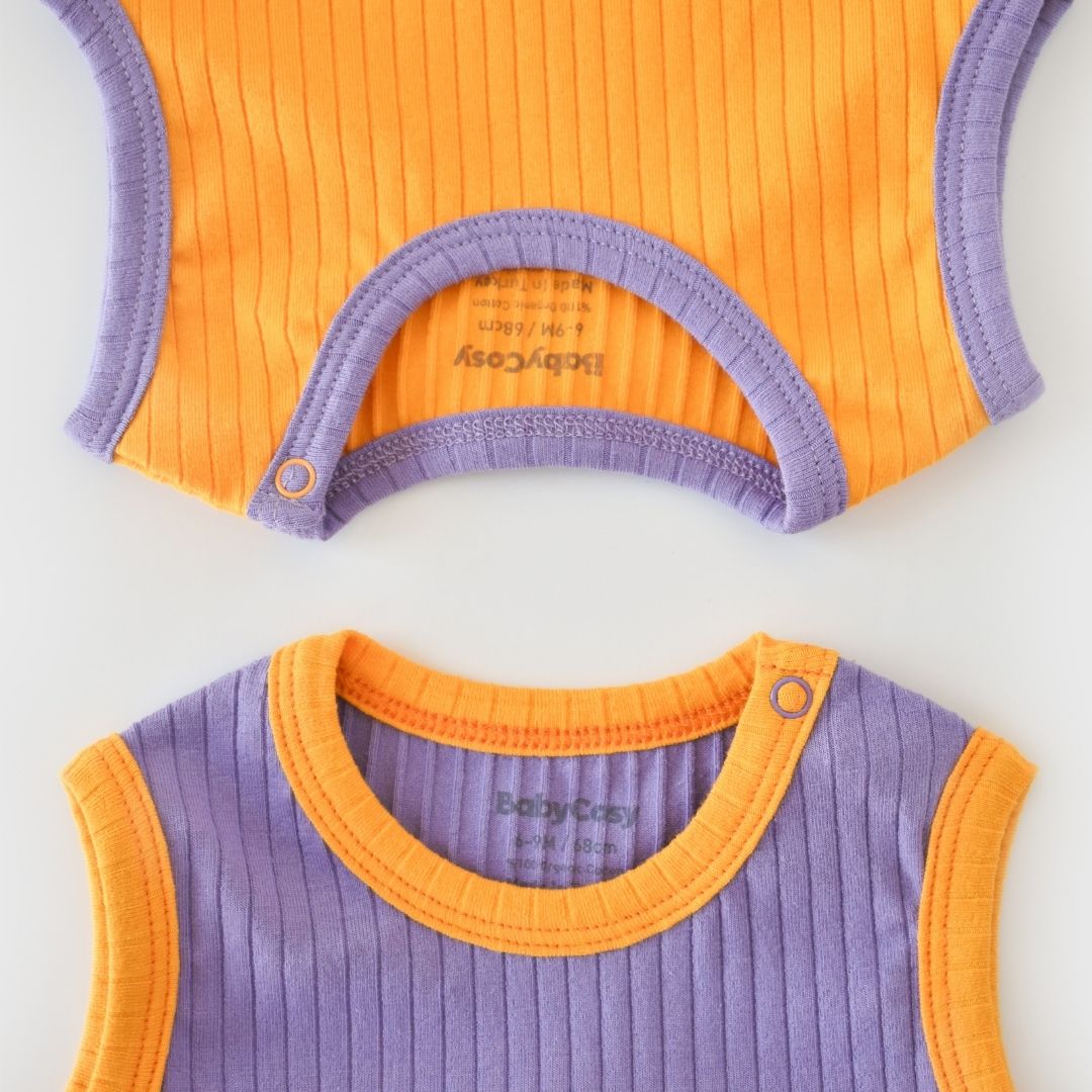 RETRO 2-pack sleeveless bodysuit