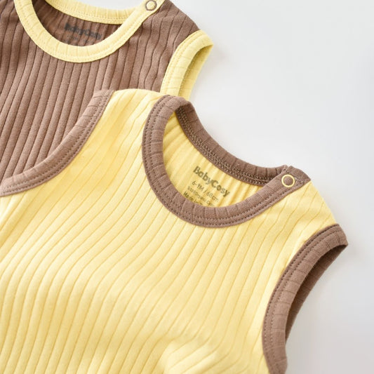 RETRO 2-pack sleeveless bodysuit