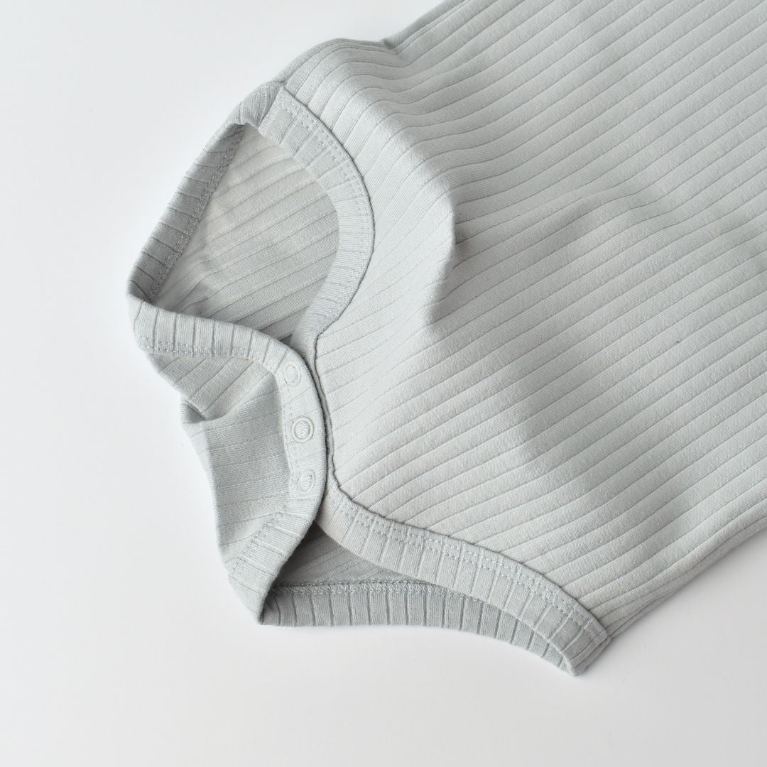 RIBANA Long-sleeved bodysuit% 95 Organic Cotton - 5% Elastane