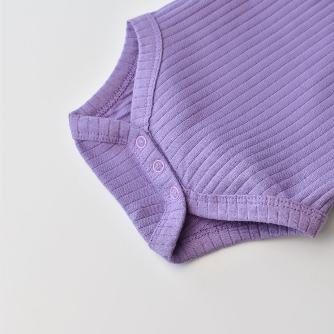 RIBANA Long-sleeved bodysuit% 95 Organic Cotton - 5% Elastane