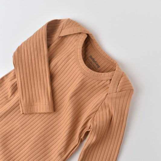 RIBANA Long-sleeved bodysuit% 95 Organic Cotton - 5% Elastane