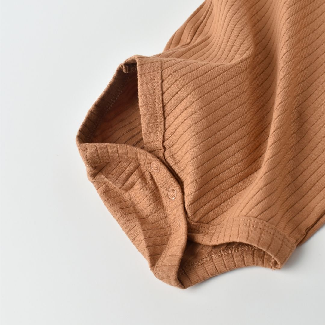 RIBANA Long-sleeved bodysuit% 95 Organic Cotton - 5% Elastane