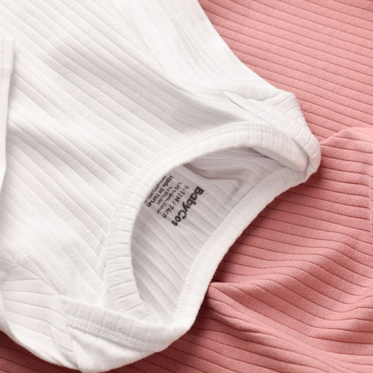 RIBANA Long-sleeved bodysuit% 95 Organic Cotton - 5% Elastane