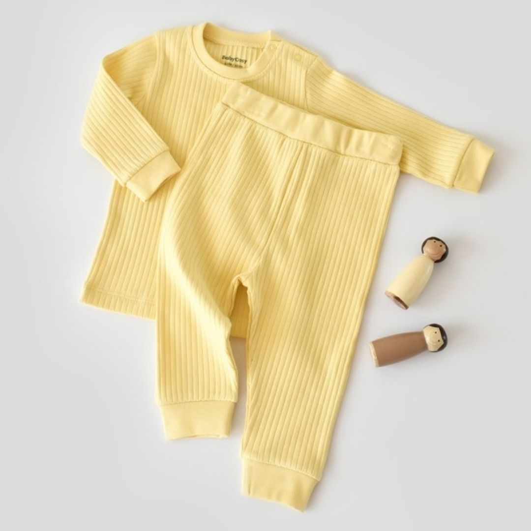 RIBANA Trousers and T-shirt set in 95% Organic Cotton 5% Elastane