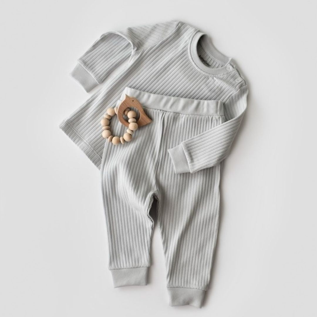 RIBANA Trousers and T-shirt set in 95% Organic Cotton 5% Elastane